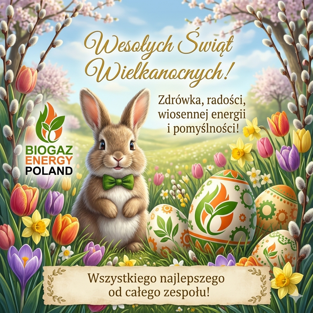 Życzenia Wielkanocne 2026 Biogaz Energy Poland